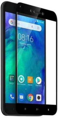 AKSHUD Edge To Edge Tempered Glass for Redmi Go(Pack of 1)