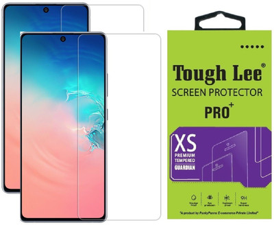Tough Lee Tempered Glass Guard for Samsung Galaxy S10 Lite(Pack of 2)