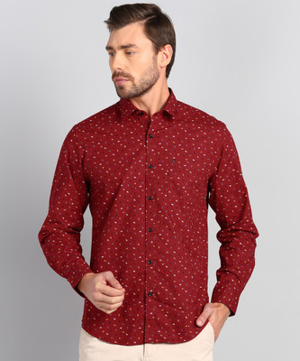 peter-england-men-printed-casual-red-shirt