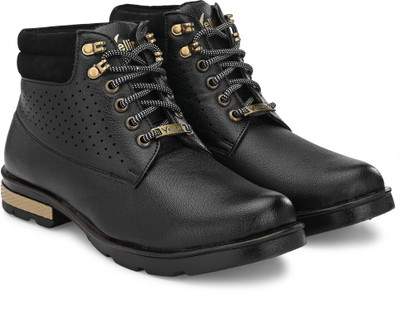 Vellinto Rocky Boots For Men Boots For Men(Black , 8)
