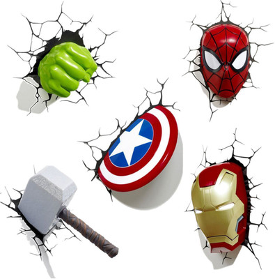 DivineDesigns 61 cm Avengers Weapons Self Adhesive Sticker(Pack of 1)