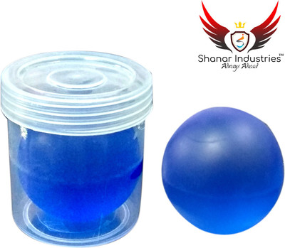 shanar industries Gel exercise ball Foam Ball (Pack of 1, Blue) Wrist Support