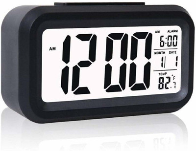 Fitaza Digital Black Clock