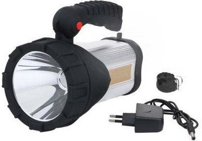 Rocklight 100w Rechargeable Waterproof Bright Led Torch Light Laser Long Range Distance High Power Search Light Torch(Multicolor, 21 cm, Rechargeable)