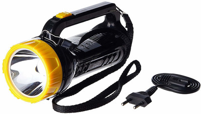 Rocklight 10 Watt Utrabright Long Range Laser Torch With Two Tube Emergency Light Torch(Multicolor, 19 cm, Rechargeable)