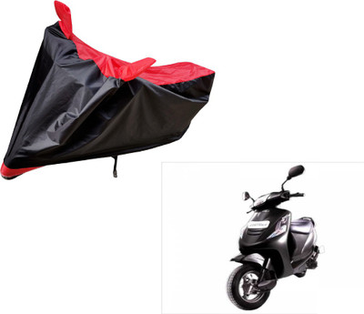 Flipkart SmartBuy Two Wheeler Cover for Mahindra(Kine, Black, Red)