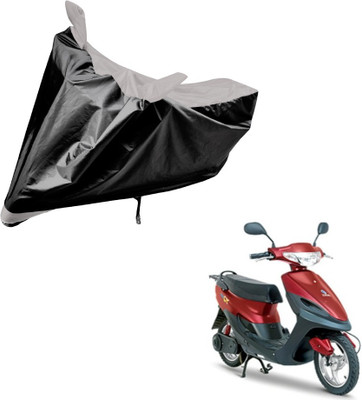Auto Hub Two Wheeler Cover for Universal For Bike(Yo Spark, Black, Silver)