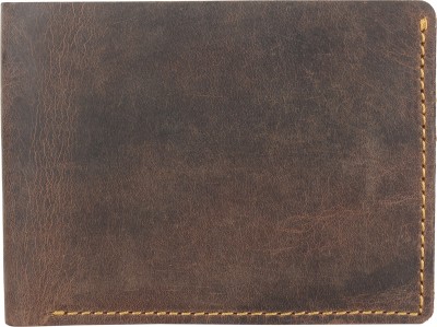 DCENT KRAFT Men Brown Genuine Leather Wallet(8 Card Slots)