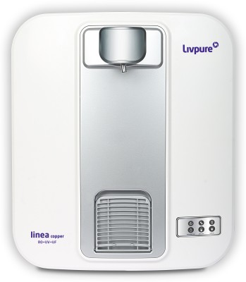 Livpure LIV_LINEA_COPPER 5 L RO + UV + UF Water Purifier (White, Silver)