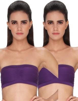 C9 Airwear by C9 Airwear Women Bandeau/Tube Non Padded Bra(Purple)