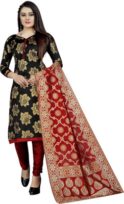 MANIKARNIKA Brocade Self Design Salwar Suit Material(Unstitched)