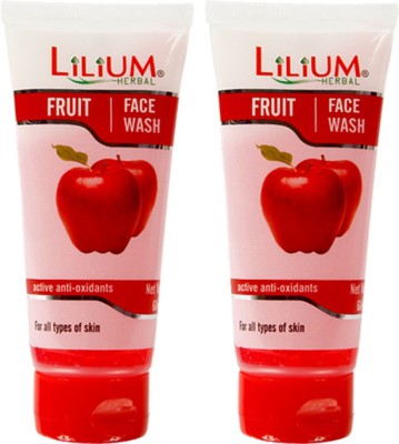 LILIUM Fruit  60ml Pack of 2 Face Wash(60 ml)