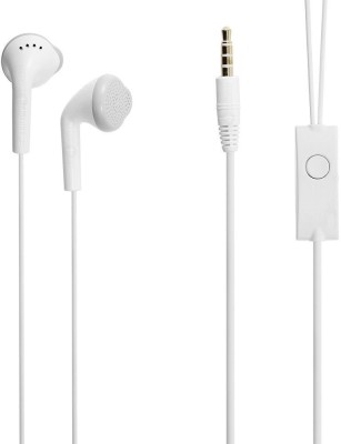 AUDONIC Premium Quality Handsfree YS Earphones with mic for Sports, Calling, Gym, Music For All Mobiles e Wired Headset(White, In the Ear)