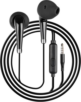 ZEBRONICS Zeb-Calxy Wired Headset  (Black, On the Ear)