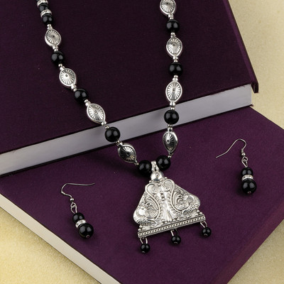 Shreenathji Jewellers Alloy Silver Silver Jewellery Set(Pack of 1)