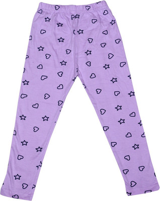 IndiWeaves Legging For Girls(Purple Pack of 1)