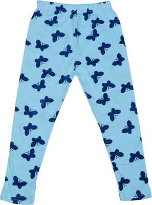 IndiWeaves Legging For Girls(Blue Pack of 1)