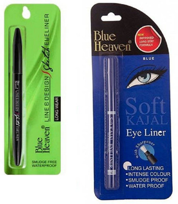 BLUE HEAVEN blue soft kajal with sketch liner(2 Items in the set)