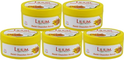 LILIUM Haldi Chandan Scrub 100ml Pack of 5 Scrub(100 ml)