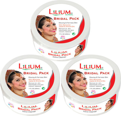 LILIUM Lilium Bridal Pack 200ml Pack of 3(200 ml)