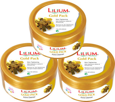 LILIUM Lilium Gold Pack 200ml Pack of 3(200 ml)