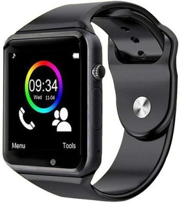 keeva SMARTWATCH WITH CAMERA AND SIM SUPPORT Smartwatch(Black Strap, Free Size)