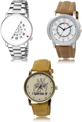 REMIXON New latest Designer Combo of 3 Analog Watch  - For Men