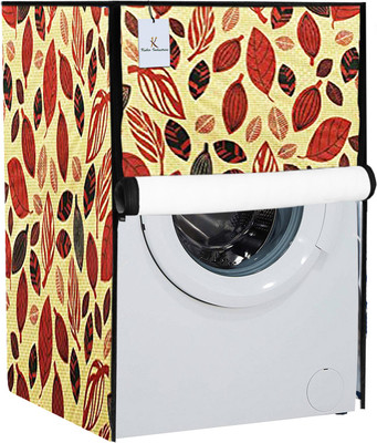KUBER INDUSTRIES Front Loading Washing Machine  Cover(Width: 65 cm, Gold & Maroon)