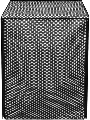 KUBER INDUSTRIES Front Loading Washing Machine  Cover(Width: 62 cm, Black, White)