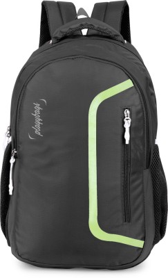 PLAYYBAGS Waterproof laptop bag with rain cover 35 L Laptop Backpack(Black)