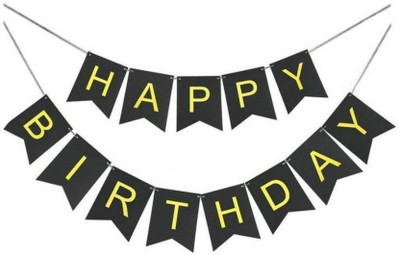 RaHee Happy Birthday Party Banner Decoration set Banner(1 ft, Pack of 1)