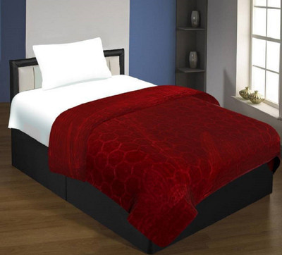 Changers Floral Double Mink Blanket for  Heavy Winter(Polyester, Multicolor)