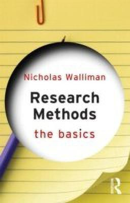 Research Methods: The Basics(English, Paperback, Walliman Nicholas)