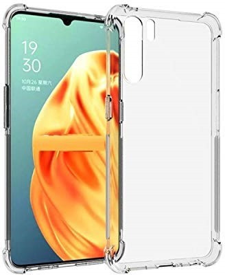 DOTCASE Bumper Case for Oppo F15(Transparent, Grip Case)