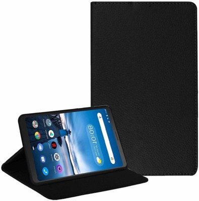 Mobilejoy Flip Cover for Lenovo Tab V7 6.9 inch(Black, Dual Protection, Pack of: 1)