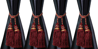 KUBER INDUSTRIES Maroon Tassels(Pack of 4)