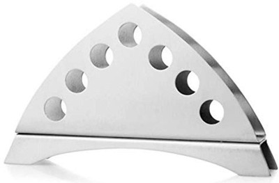 Mangwale 1 Compartments Stainless Steel Napkin Holder(Silver)