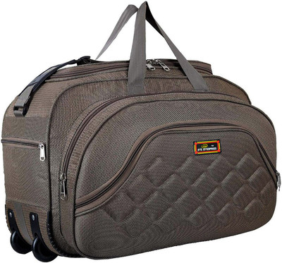 Inte Enterprises (Expandable) TheLightweight Luggage Travel 40 L Duffel Bag with 2 Wheels  Duffel With Wheels (Strolley)