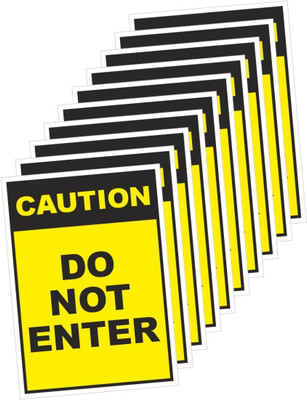 rangvishwa Do Not Enter Emergency Sign