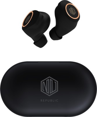 Nu Republic Starbuds 2 True Wireless Earbuds Bluetooth with Upto 20hrs Playtime, Compact case with Type-C Charging Cable Bluetooth Headset with Mic  (Black, In the Ear)