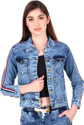 FASNOYA 3/4th Sleeve Solid Women Denim Jacket