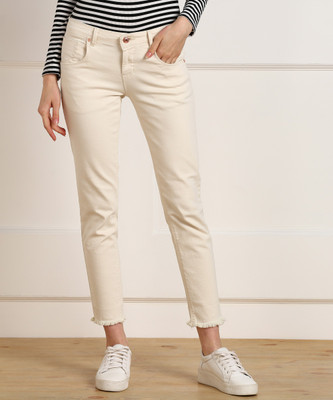 numero-uno-skinny-women-beige-jeans
