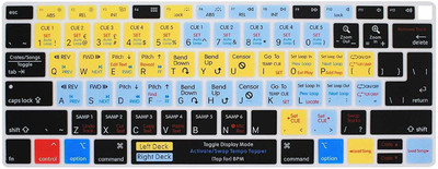 Saco Hot Key Function Shortcut Silicone Keyboard Cover Skin Serato Scratch Live Laptop Keyboard Skin(Multicolor)