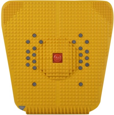 Orvax BE51LOR ACUPRESSURE MAGNETIC FOOT RELIEF MAT BLOOD CIRCULATION MASSAGER STRESS PAIN RELIEF MASSAGE Massager (Yellow) Massager(Yellow)