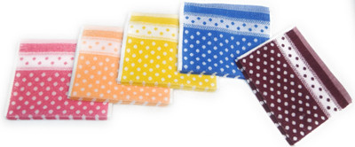 MPS Cotton Cool Multicolor Cloth Napkins(5 Sheets)