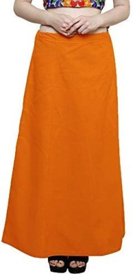 trendzmy PT_CT_1011_Orange Pure Cotton Petticoat(Free)