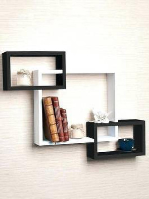 Unity Handicrafts The simple and quick installation will have this shelf up in minutes. Place it on your living area, kitchen, or bathroom for a modern and sophisticated look. It will be a functional shelf but also a decoration to your house. Do not hesitate to get one.Decorative interconted Wall Sh