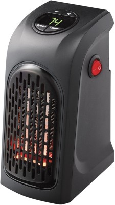 play run Hand Heater (Black ) Portable ™ Heater, 400W Handy Heater Compact Plug-In Portable Digital Electric Heater Fan Wall-Outlet Handy Air Warmer Blower Adjustable Timer Digital Display for Fan Room Heater