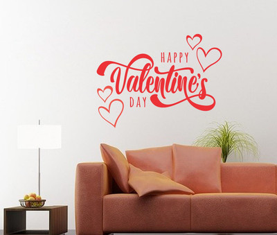 STICKER STUDIO 44 cm Valentines Day Reusable Sticker(Pack of 1)