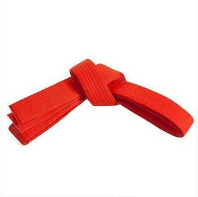 AVATS Judo Karate Matial Arts Belt_SN_24 Abdominal Belt(Red)